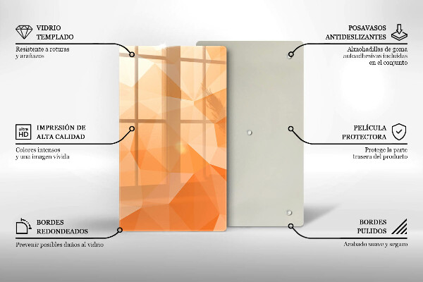 Cubre encimera Fondo geométrico