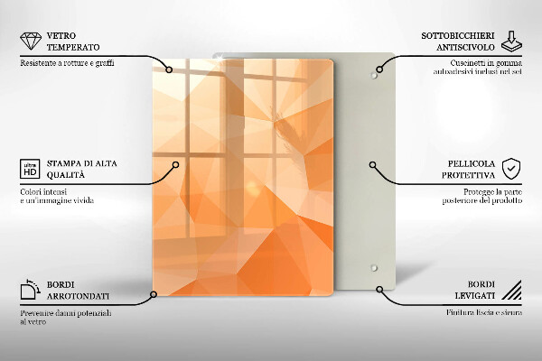 Cubre encimera Fondo geométrico