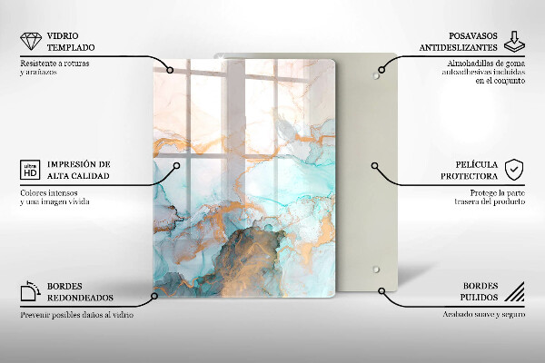 Cubre encimera Abstracción de mármol