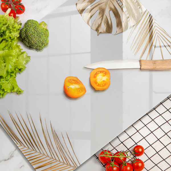 Cubre encimera Hojas doradas