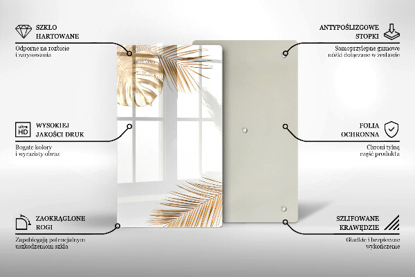 Cubre encimera Hojas doradas