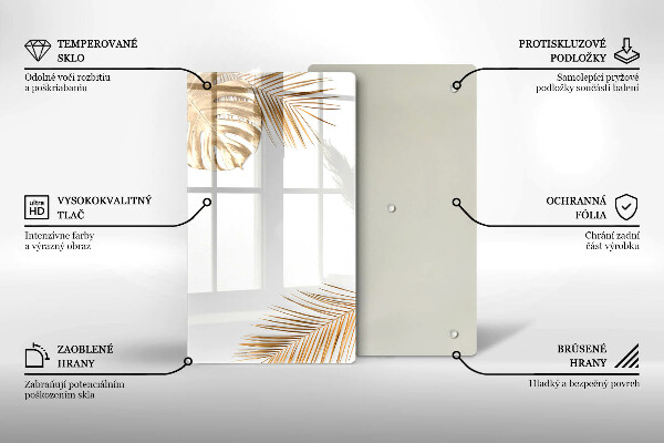 Cubre encimera Hojas doradas