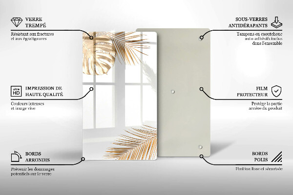 Cubre encimera Hojas doradas