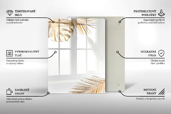 Cubre encimera Hojas doradas