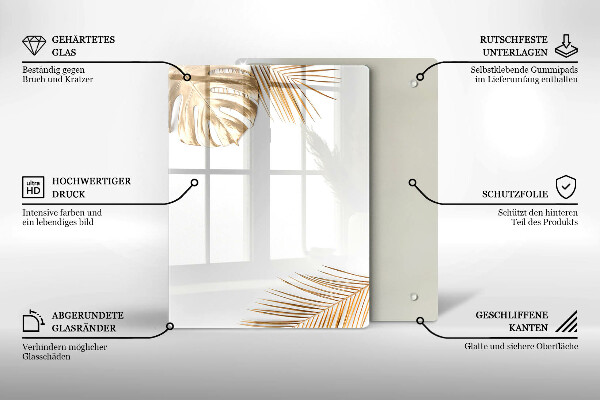 Cubre encimera Hojas doradas