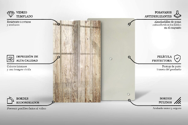 Cubre encimera Tablones de madera