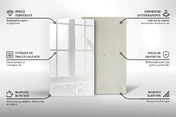 Cubre encimera Patrón de líneas modernas