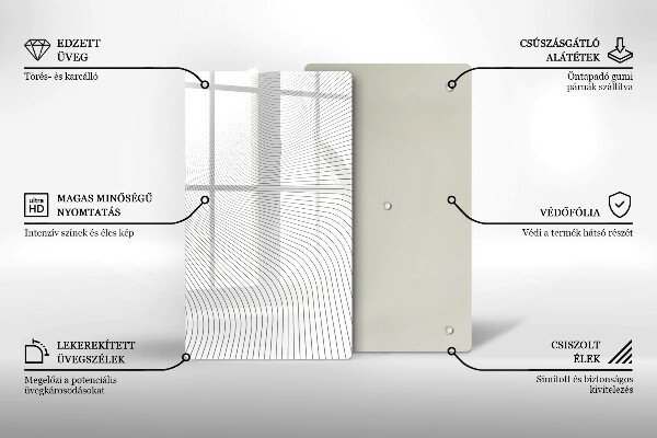 Cubre encimera Patrón de líneas modernas