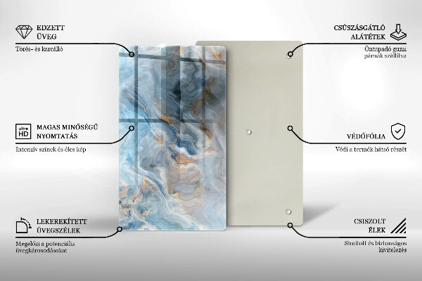 Cubre encimera Textura de mármol