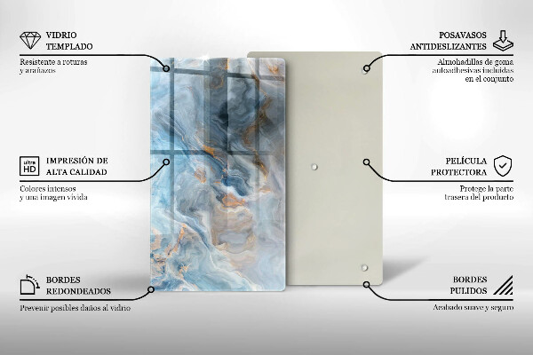 Cubre encimera Textura de mármol