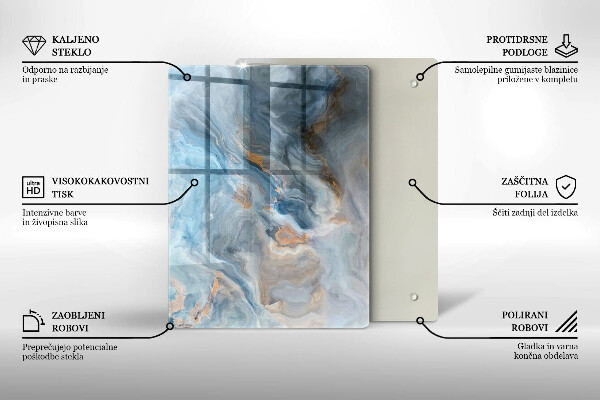 Cubre encimera Textura de mármol