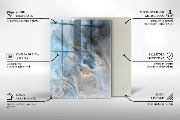 Cubre encimera Textura de mármol