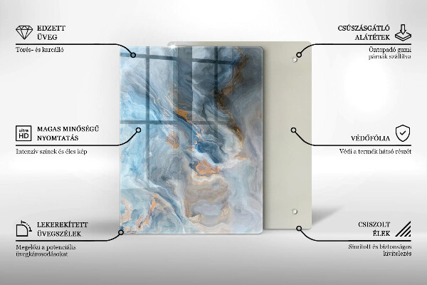 Cubre encimera Textura de mármol