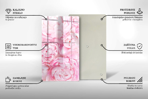 Cubre encimera Peonías delicadas