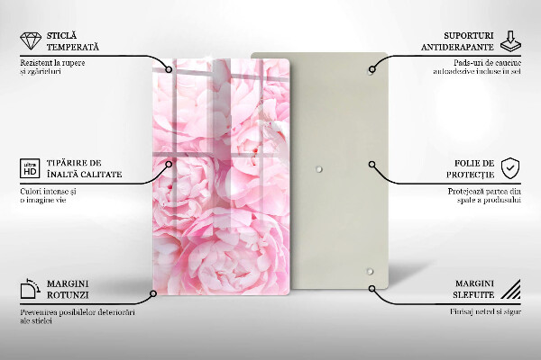 Cubre encimera Peonías delicadas