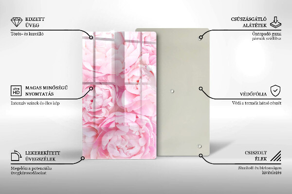 Cubre encimera Peonías delicadas