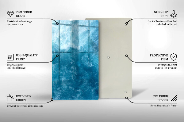 Cubre encimera Agua azul