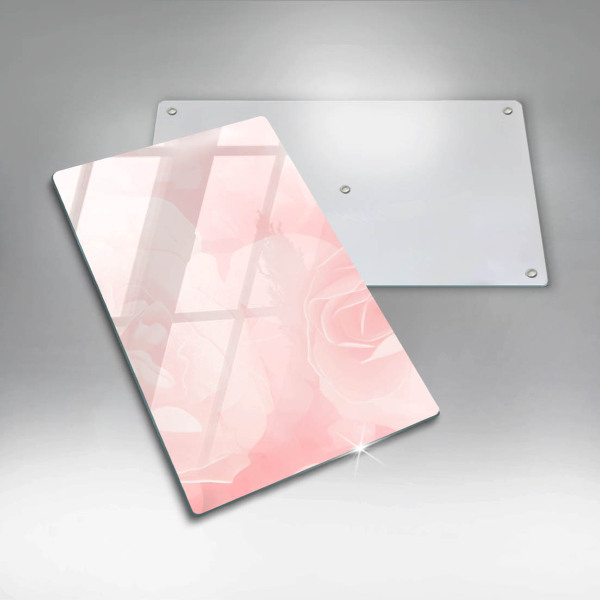 Cubre encimera Fondo de rosas pastel