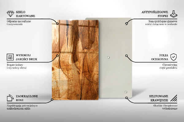 Cubre encimera Textura de tablero de madera