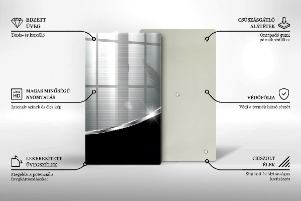 Cubre encimera Abstracción con metal