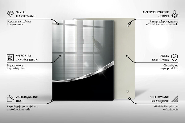 Cubre encimera Abstracción con metal