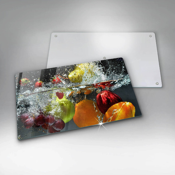 Cubre vitrocerámica Fruta jugosa en agua.