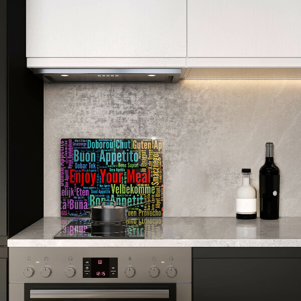 Cubre vitrocerámica Subtítulos Buen provecho idiomas