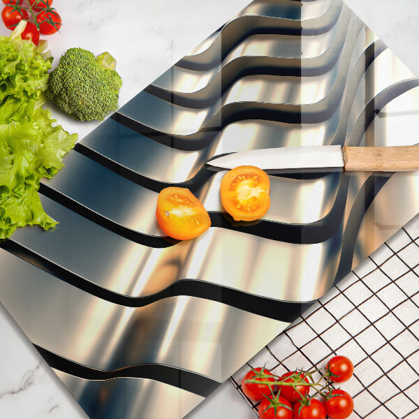 Cubre vitrocerámica formas metálicas 3D