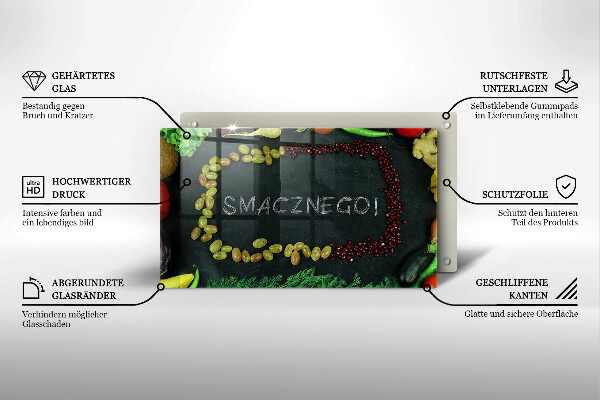 Cubre vitrocerámica Smacznego!