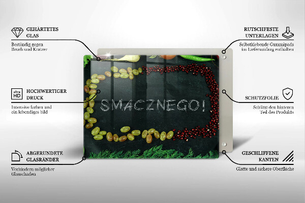 Cubre vitrocerámica Smacznego!