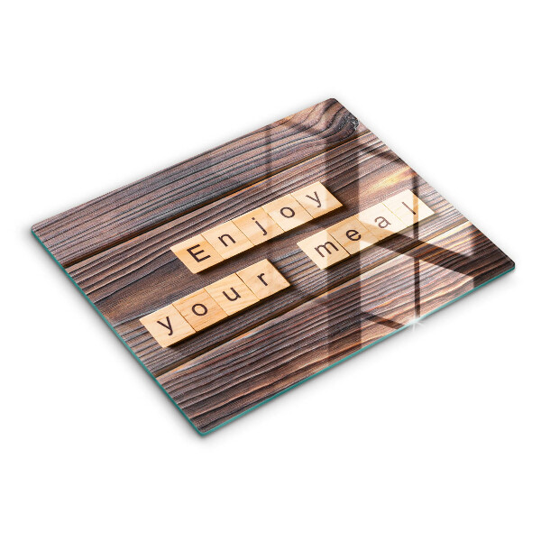 Cubre vitrocerámica Enjoy your meal