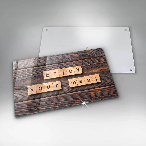 Cubre vitrocerámica Enjoy your meal