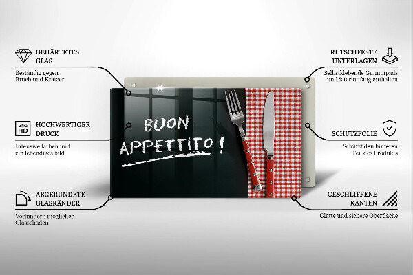 Cubre vitrocerámica Buon Appetito!