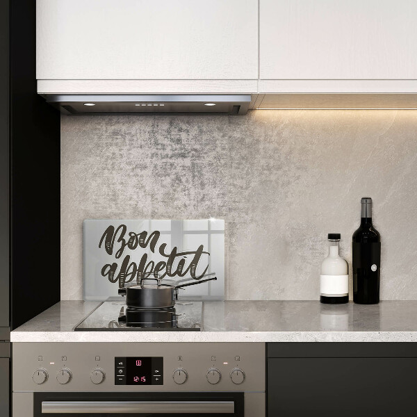 Cubre vitrocerámica Iscrizione Bon Appetit