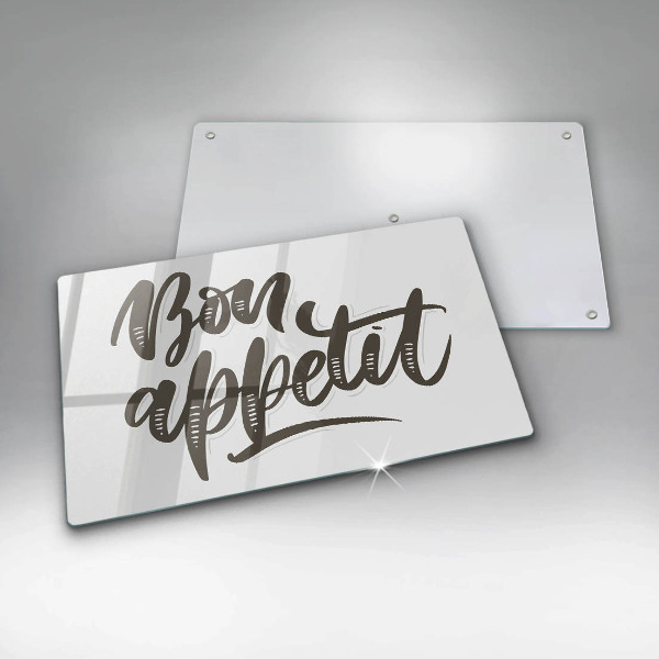 Cubre vitrocerámica Iscrizione Bon Appetit