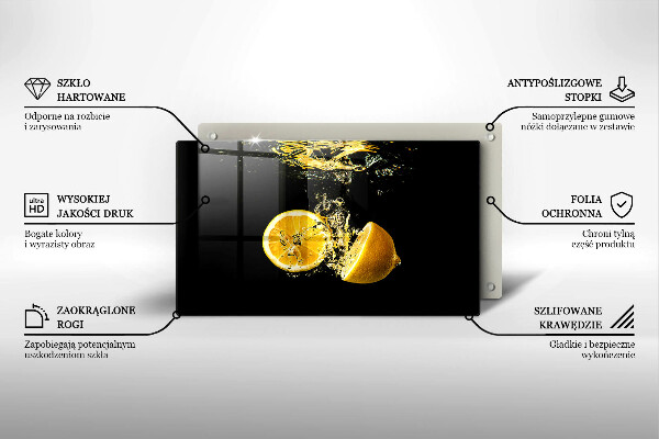 Cubre vitrocerámica Jugosas frutas de limón