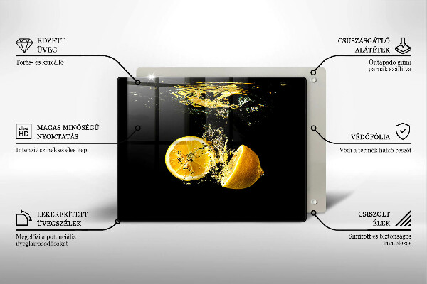 Cubre vitrocerámica Jugosas frutas de limón