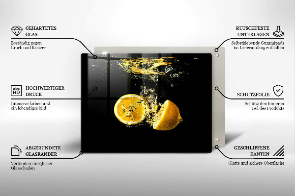 Cubre vitrocerámica Jugosas frutas de limón
