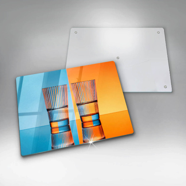 Cubre vitrocerámica Dos vasos de agua