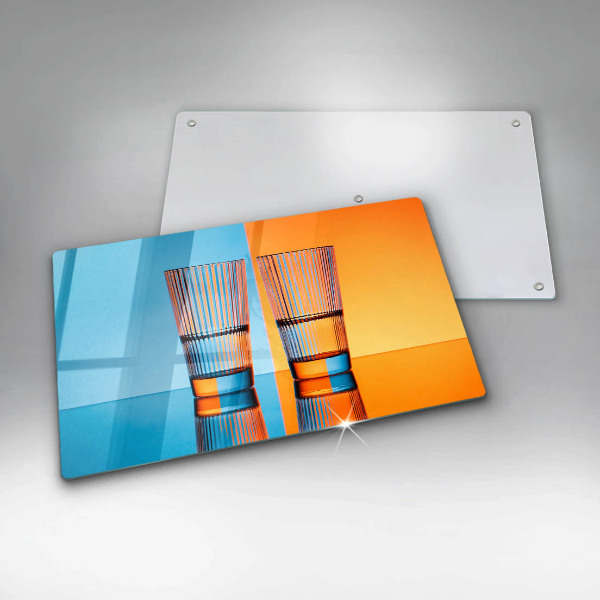 Cubre vitrocerámica Dos vasos de agua