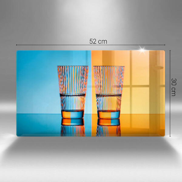 Cubre vitrocerámica Dos vasos de agua