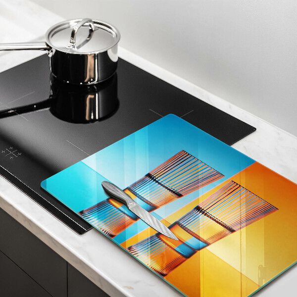 Cubre vitrocerámica Dos vasos de agua