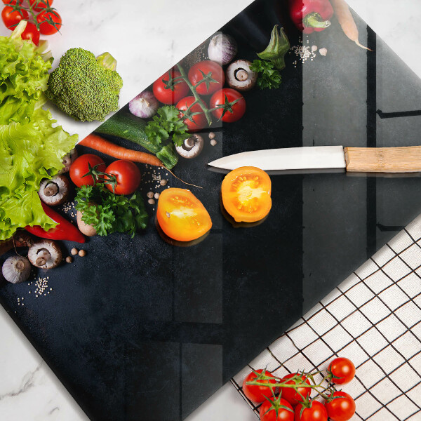 Cubre vitrocerámica Verduras coloridas