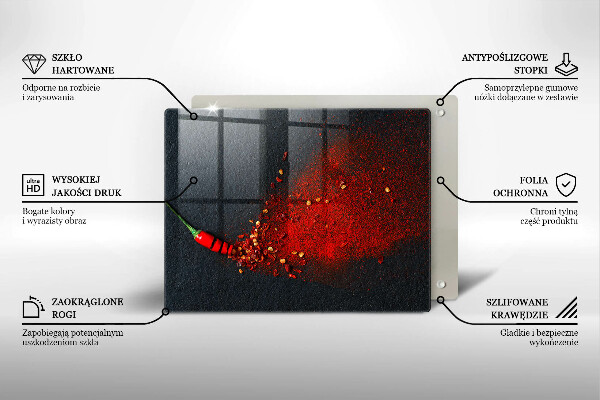Cubre vitrocerámica Pimiento picante