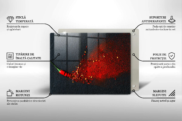 Cubre vitrocerámica Pimiento picante