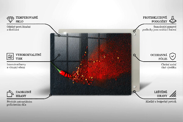 Cubre vitrocerámica Pimiento picante