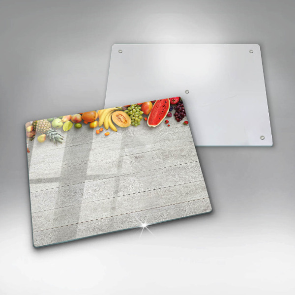 Cubre vitrocerámica Frutas en tablas