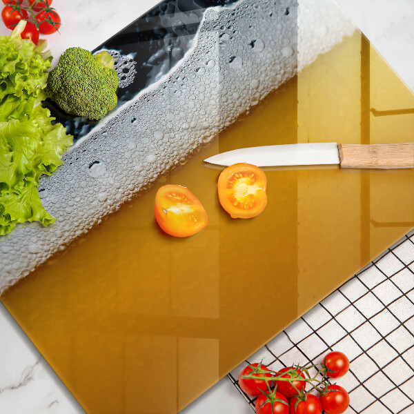 Cubre vitrocerámica Beber espuma de cerveza