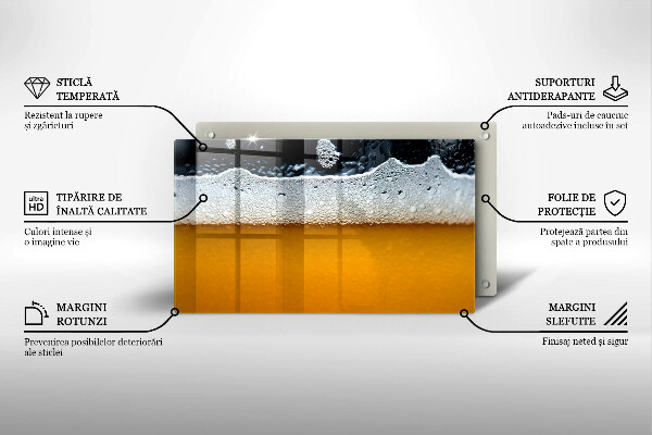 Cubre vitrocerámica Beber espuma de cerveza