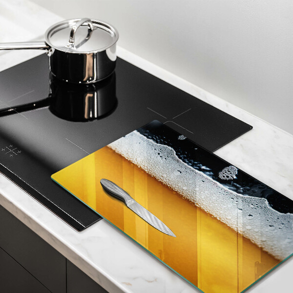 Cubre vitrocerámica Beber espuma de cerveza